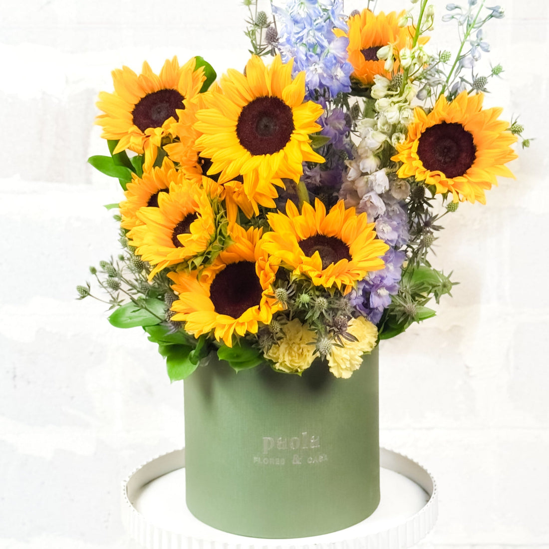 ramo de flores amarillas en Paola Flores y Casa, Nuevo Laredo