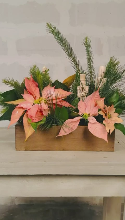 Centro de mesa navideño